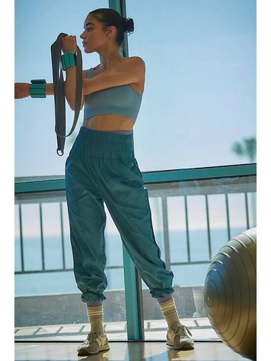 FP Movement by Free People Pants - Free People FP Movement The Way Home Joggers in Coastline Teal